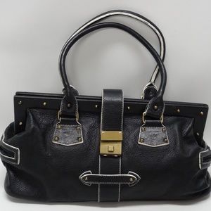 KB Katherine's Bags Black Leather Shoulder Purse